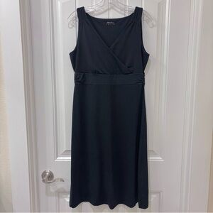 Eddie Bauer Women’s Elegant Black Knee-Length Sleeveless Dress Size M